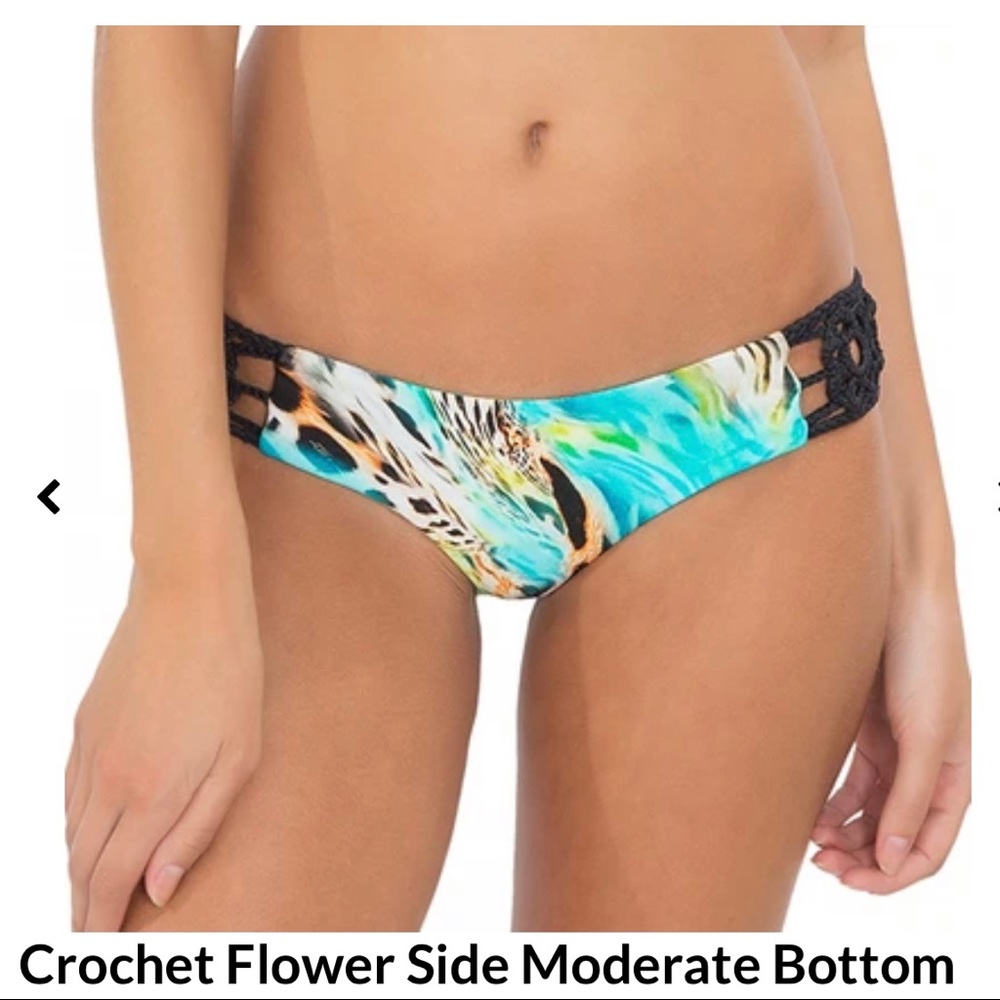 NWOT Luli Fama caribe mon amor crochet bottom